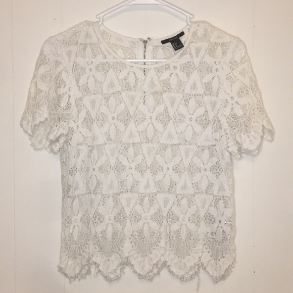 Lace Floral Shirt - Picture 1 of 5